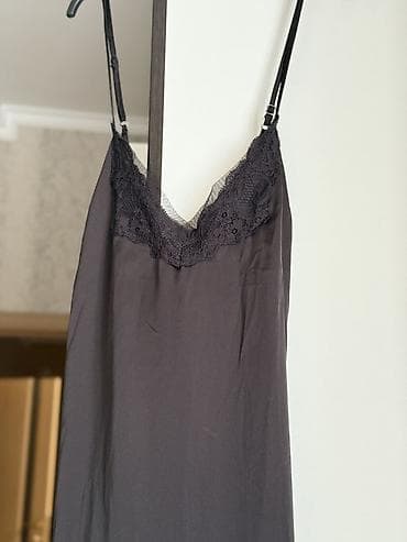 Платье-комбинация OYSHO Essential Lace - Цвет: чёрный - Фасон — 1