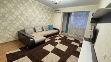бишкек аренда квартира долгасрочный: 2 комнаты, Собственник, Без подселения, С мебелью полностью — 1