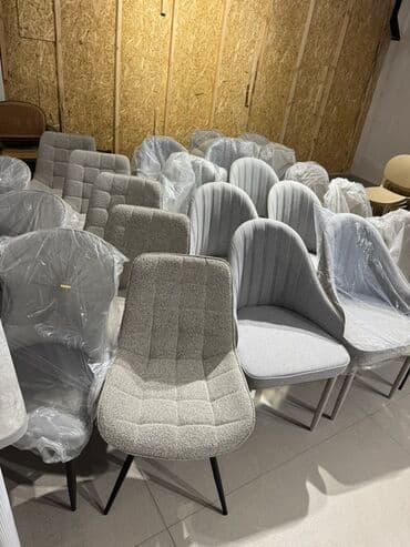 диваны для кафе и ресторанов: Стул для кухни, Другой материал, цвет - Серый — 4