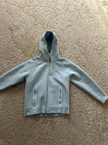 Толстовка Nike Tech Fleece с капюшоном и молнией по всей длине. -