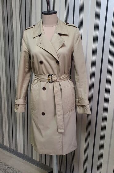 плащи от дождя: Плащ, Тренчкот, Двубортная модель, Водонепроницаемая модель, M — 1