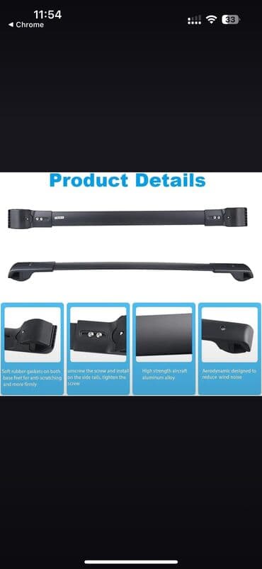 impreza: Поперечные рейлинги Subaru forester 15-18. Crosstrek 15-18. Impreza — 4