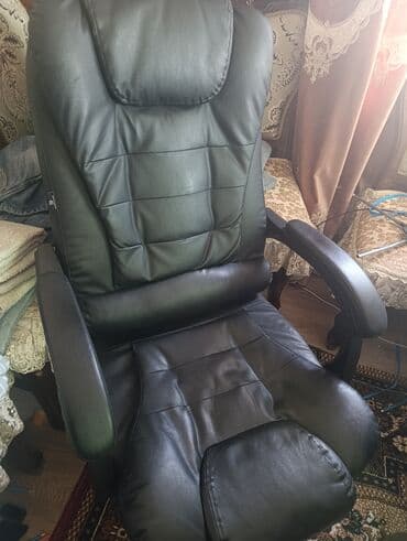 Офисное кресло, Новый, С колесиками, цвет - Черный, Самовывоз