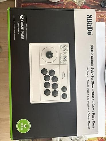 ardor gaming: 8BitDo Arcade Stick for Xbox (White) Аркадный стик для консолей Xbox — 1