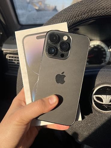 id: IPhone 14 Pro, Б/у, 256 ГБ, Графит, Коробка, 79 % — 1
