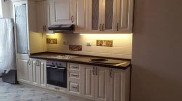 тумба под раковину на кухню: Кухонный гарнитур, Новый, цвет - Бежевый, МДФ, Бесплатная доставка — 2