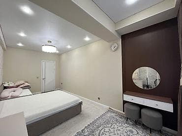 капстрой: 2 комнаты, 61 м², Элитка, Асанбай мкр Элитка, 7 этаж, Евроремонт — 8