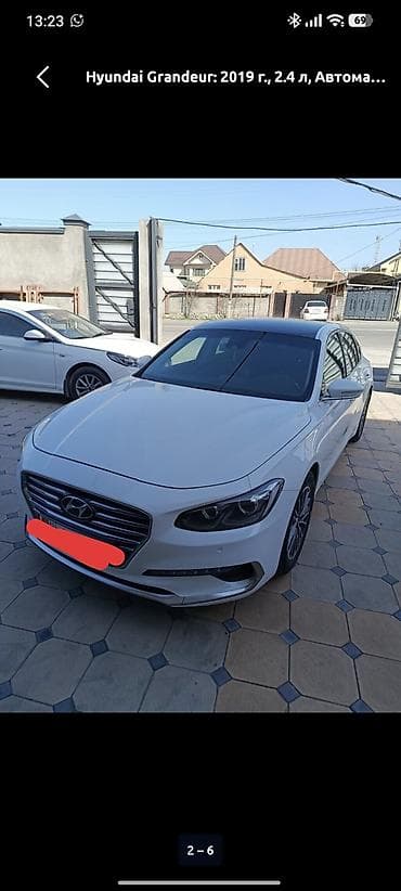 Hyundai Grandeur: 2019 г., 2.4 л, Автомат, Гибрид, Седан — 1
