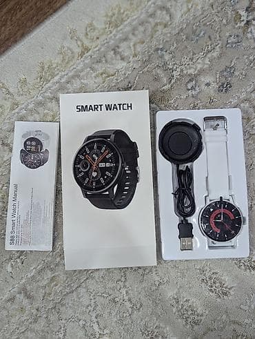 texno spark: Умные часы S88 Smart Watch - Круглый корпус с сенсорным экраном — 2