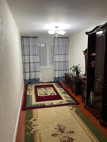 Квартиры: 3 комнаты, 58 м², Аламединский рынок / базар 104 серия, 4 этаж, Косметический ремонт — 6