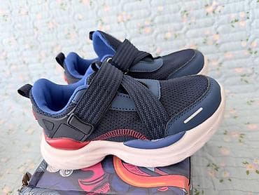 Детские кроссовки KIDS - Цвет: темно-синий с синими и красными