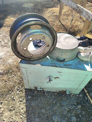 диска спарк: Железные Диски R 15 1 шт, отверстий - 6, Б/у — 1