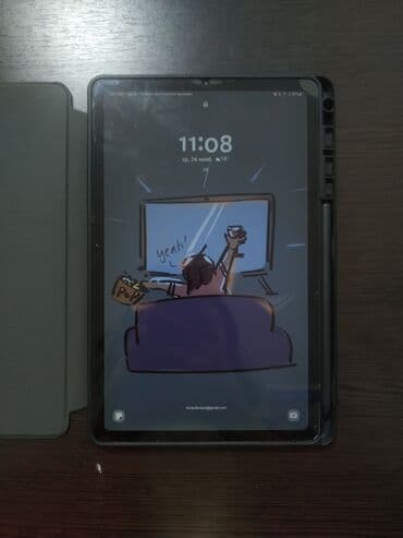 часы для детей с gps и телефоном: Планшет, Samsung, 10" - 11", 4G (LTE), Колдонулган, Классикалык түсү - Кара — 1