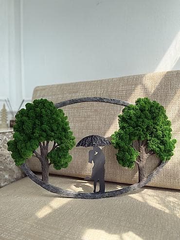 необычное: Панно ручной работы – это уникальный фито-декор из мха, который — 2