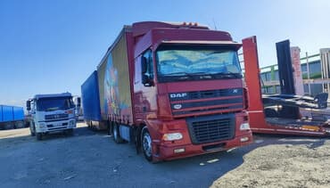 купить зимние шины бишкек: Тягач, DAF, 1995 г., Тентованный — 1