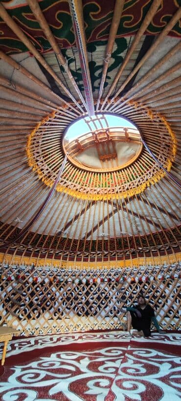 продаю в связи переездом: Продажа юрты, Каркас Деревянный, 65 баш, Диаметр 5 метров — 19