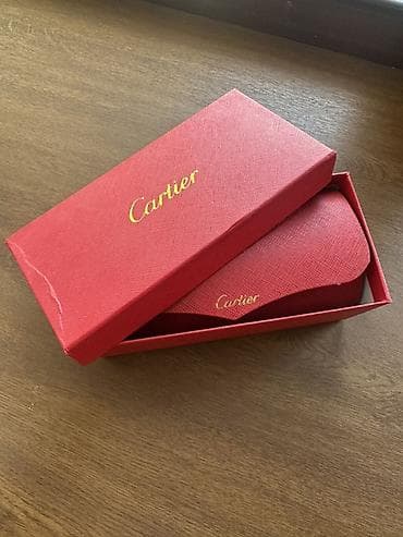 Аксессуары: Очки Cartier безободковые (rimless) - Форма линз: прямоугольная, с — 4