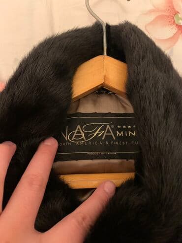 с мехом чернобурка с: Шуба, Норка, По колено, США, Трансформер, M, L — 4
