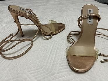 pull and beer: Туфли, 38, Steve Madden, Б/у, цвет - Золотой, Самовывоз — 2