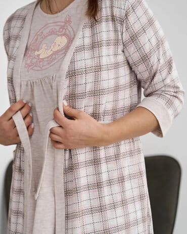 белая ночная сорочка: Ночная сорочка, Хлопок, Средняя модель, L, XL, 2XL — 2