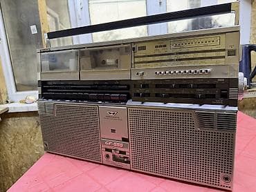 Другая аудиотехника: Sharp GF-555 1980 года Первая в истории 2х кассетная дека Заводской — 2