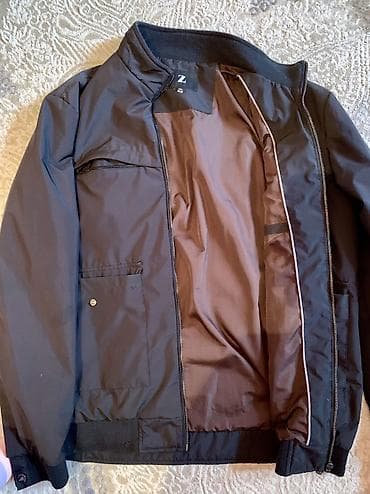 Мужская одежда: Мужская куртка-бомбер Zegna - Цвет: тёмно‑синий/чёрный - Прямой — 5