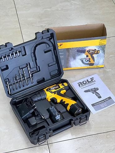 Инструменттер: Аккумуляторная дрель-шуруповерт ROLF TOP-12V Комплектация: - — 1