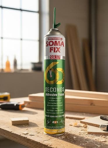 Клей-пена Soma Fix S937 предназначена для быстрого и надежного