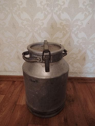Алюминиевая молочная фляга с герметичной крышкой-замком
