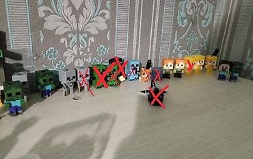 Спорт и хобби: Коллекция мини-фигурок по Minecraft

все по 100 сом 
обмен интересует — 1