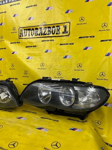 дополнительное освещение на авто: Передняя правая фара BMW Б/у, Оригинал, Япония — 1