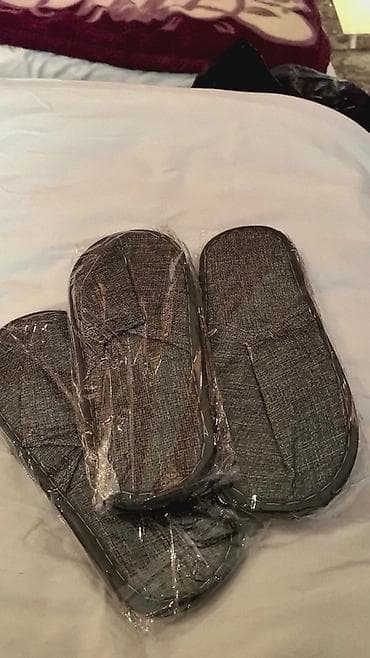 тапочка: Домашние тапочки, 44, Новый, цвет - Белый, Самовывоз, Платная доставка — 5