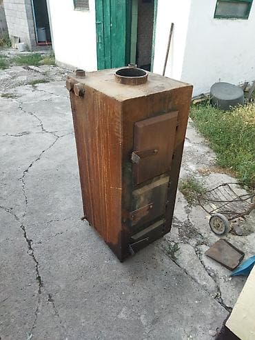 Твердотопливный котел/печь из толстой стали - Вертикальная