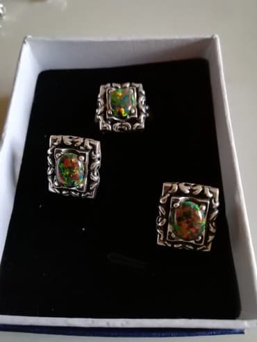 набор пандора: Набор с опалом. Авторская работа, Россия. Серебро. Удивительно — 4