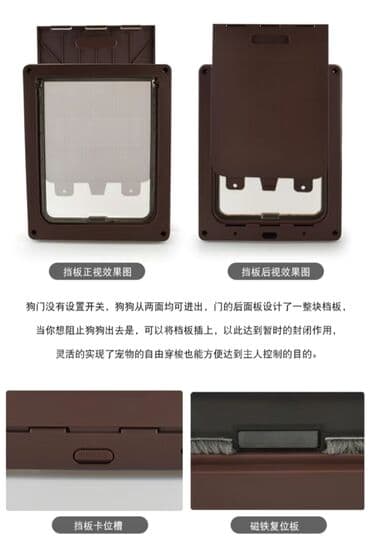 сабачий домик: Люк-дверца для домашних животных (кошек и средних собак) - — 3