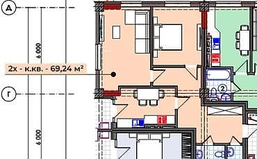 Продается 2-комнатная квартира в ЖК «Сон Кол +» Квартира сдана, можно — 2
