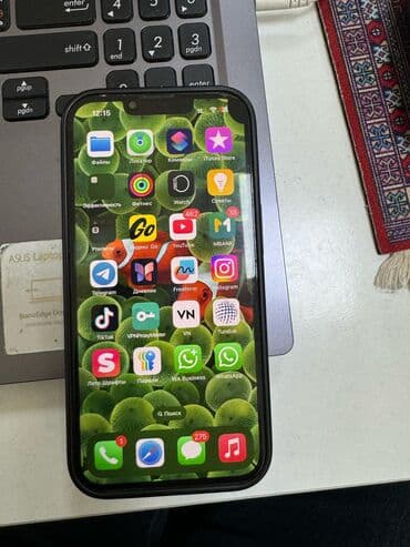 мобильные телефоны iphone: IPhone 13, Б/у, 128 ГБ, Blue Titanium, Защитное стекло, 88 % — 1