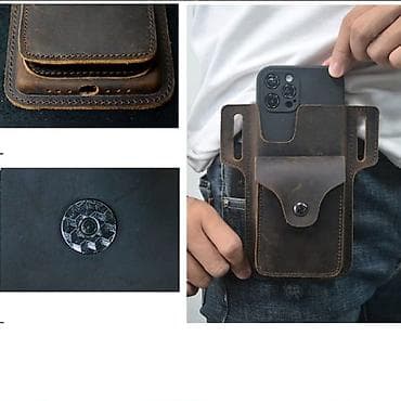 helio strap: Кожаный чехол для телефона iPhon на ремень - Материал: натуральная — 6