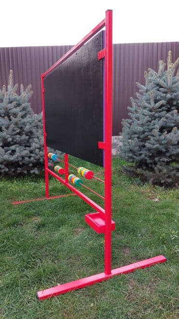 детские домики бишкек: Доска меловая + Счёты! Доска двусторонняя!!! Для Детского садика! — 5