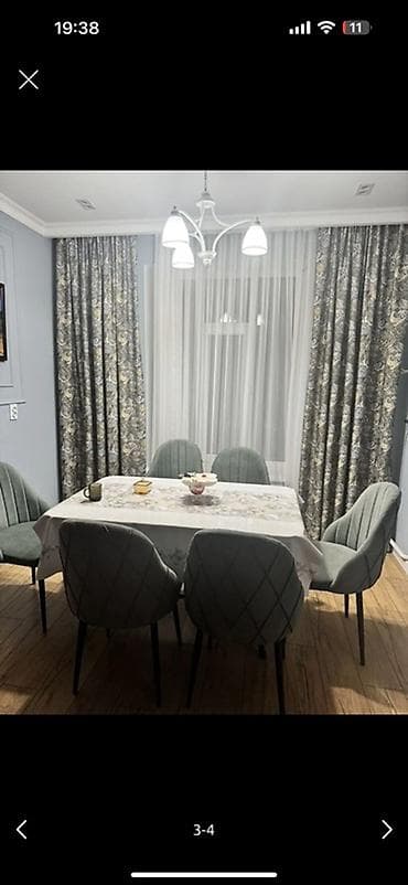 study table: Кухонный стол и стул, цвет - Серый — 2