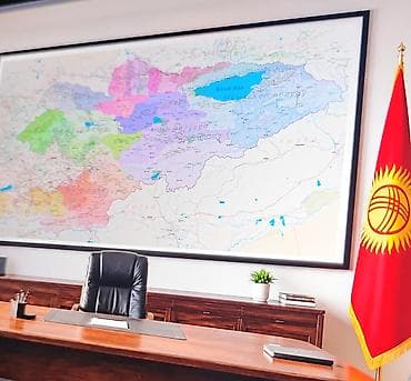 карта ссср: Большая новая обновленная карта Кыргызстана на стену в рамке, с — 1