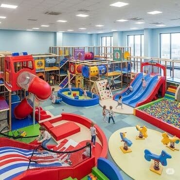 детский игровой комплекс бишкек: Просторный игровой центр для детей с различными развлечениями — 1
