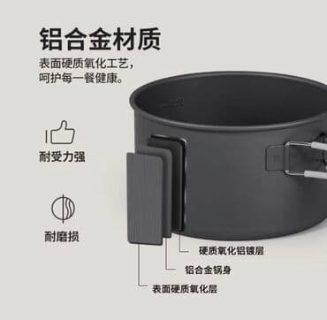 набор фишек для покера: Naturehike Посуда для кемпинга. Оригинал Материал алюминий — 7