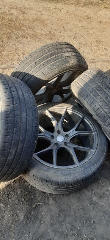шины и диск: Продаю диска шинами р19. 4 штук комплект — 2