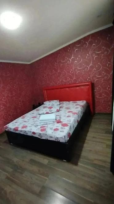 hostel osh: 1 комната, Душевая кабина, Постельное белье, Кондиционер — 5