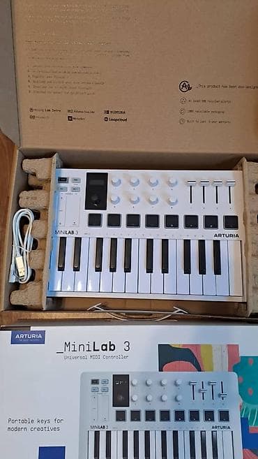 samsung tap: Arturia MiniLab 3. Миди клавиатура. Состояние новой. 8000с. Возможен — 2