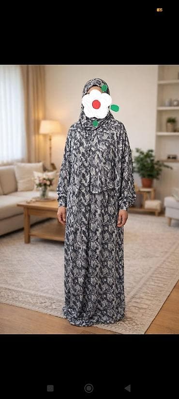 Спецодежда: Домашний мусульманский комплект для намаза (бурка/джильбаб) с — 1