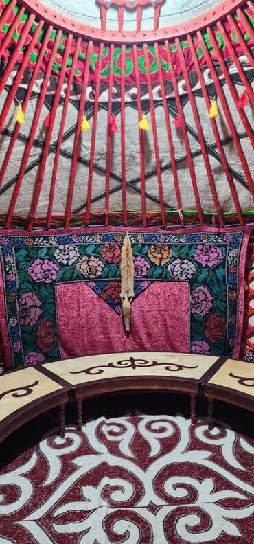 купить эллипсоидный тренажёр бу: Аренда юрты, Каркас Деревянный, 85 баш, Казан, С полом, Самовар — 5