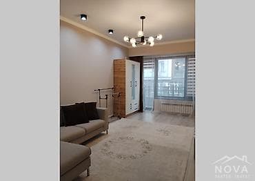 Недвижимость: 1 комната, 51 м², Асанбай мкр Элитка, 3 этаж, Евроремонт — 1