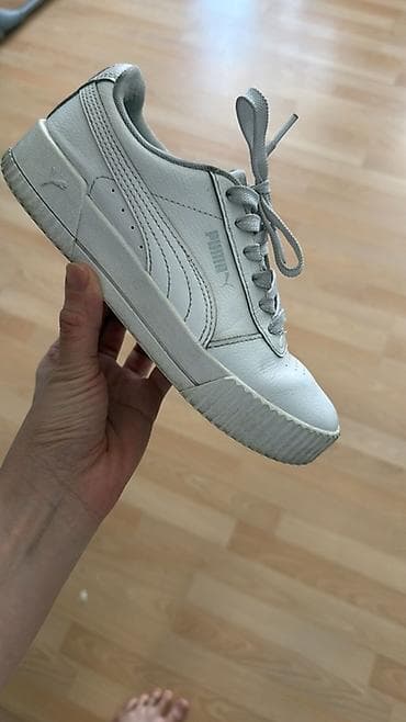 Личные вещи: Мужские кроссовки, 35.5, 36, Puma, Б/у, цвет - Белый, Самовывоз — 1